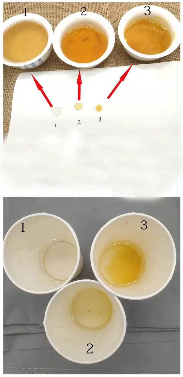 Comparison of genuine honey