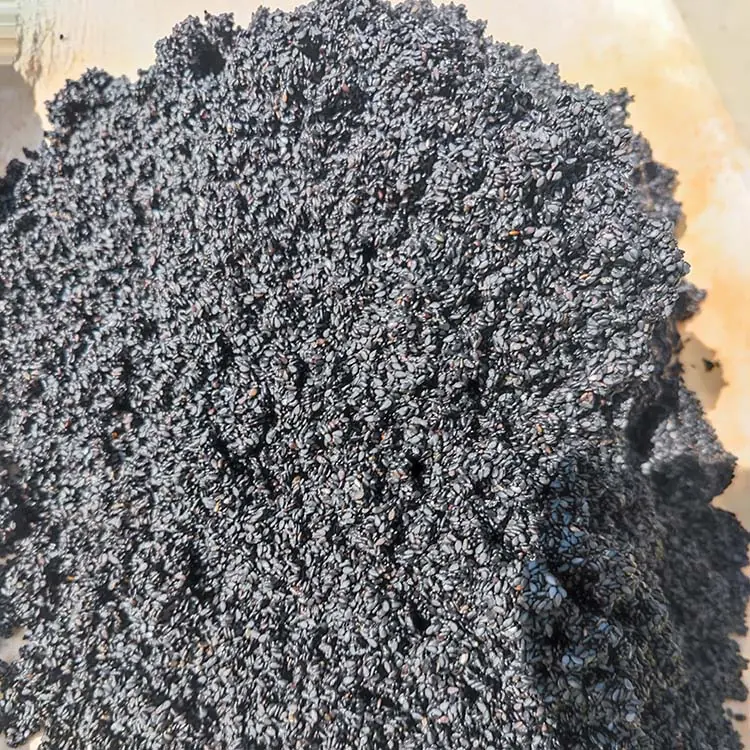 Cleaning black sesame seeds